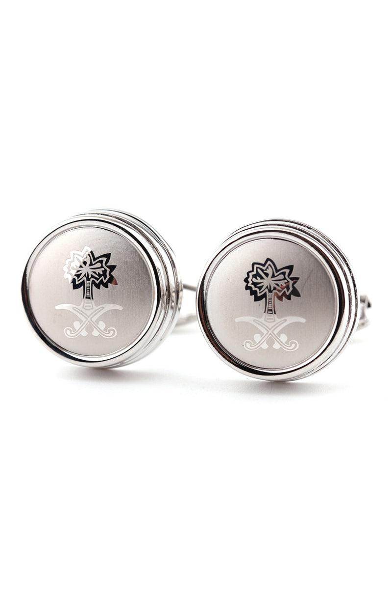 Men's 2-Piece Copper Cufflinks 609179482428 - COCOMELODY